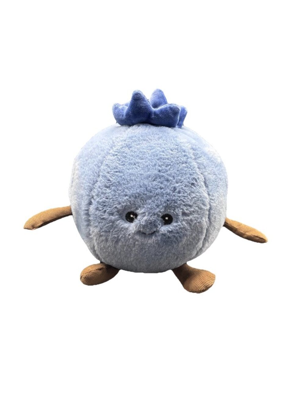 Linzy Toys Blueberry Fuzzy Plush Stuffed Animal Toy 9" Smoochy Pals Blue Fruit